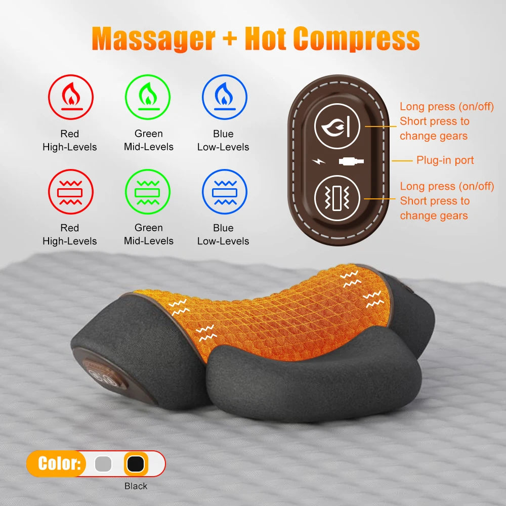 RelaxPro™ Heating Vibration Neck Massager